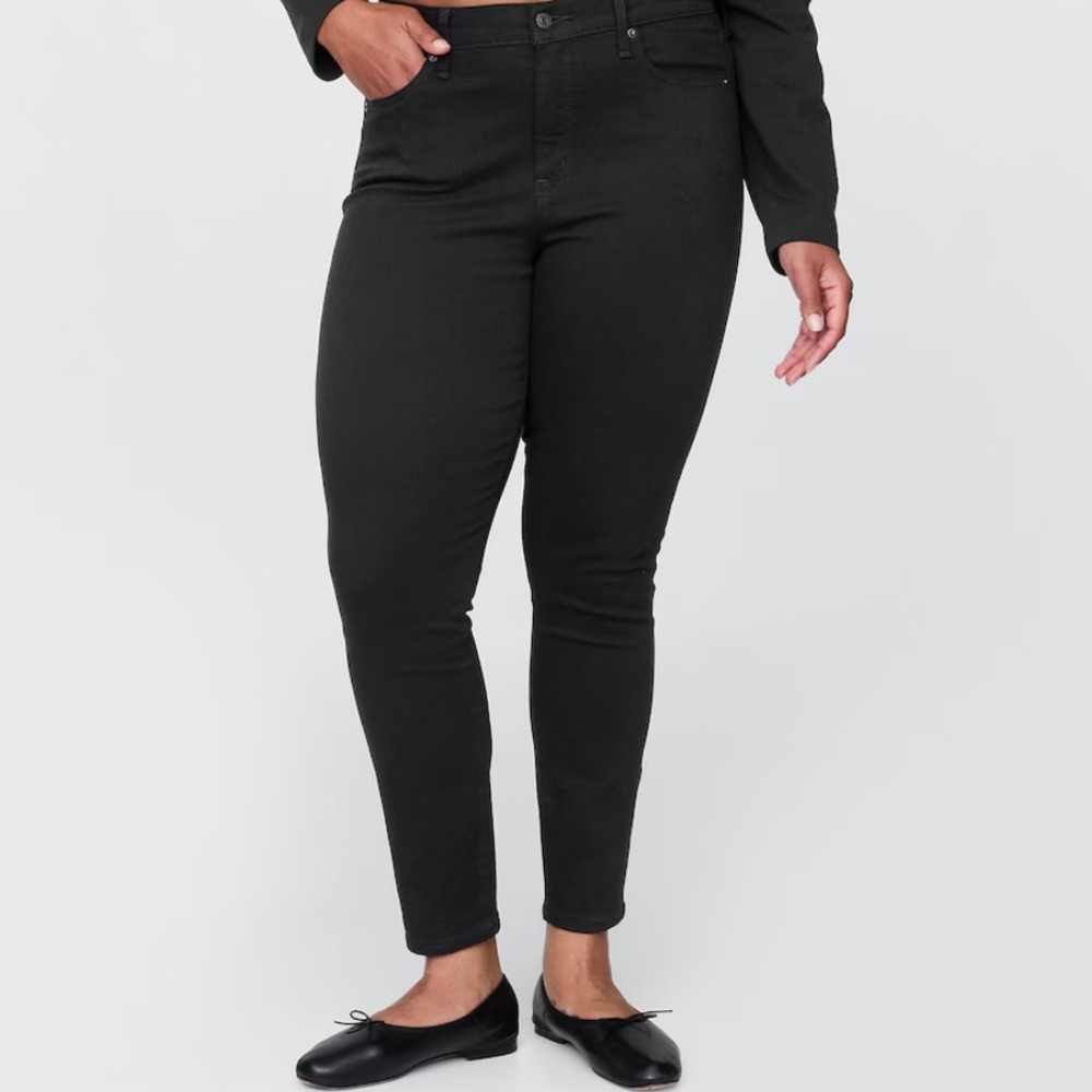 Gap - Absolute Black High Rise True Skinny Women’s Jeans
